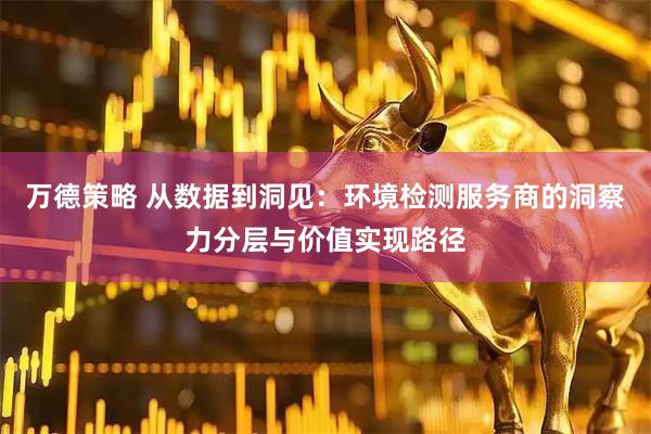 万德策略 从数据到洞见：环境检测服务商的洞察力分层与价值实现路径