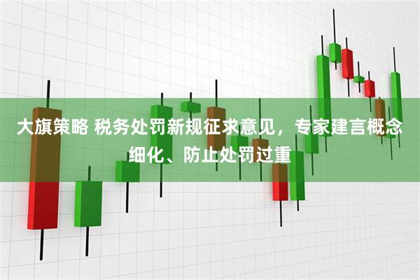 大旗策略 税务处罚新规征求意见，专家建言概念细化、防止处罚过重